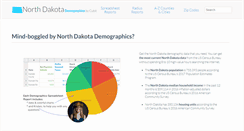 Desktop Screenshot of northdakota-demographics.com